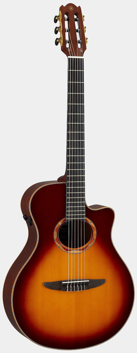 Yamaha NTX3 BS 6-Nylon String RH Acoustic Electric Classical Guitar - Brown Sunburst (Certified Refurbished)