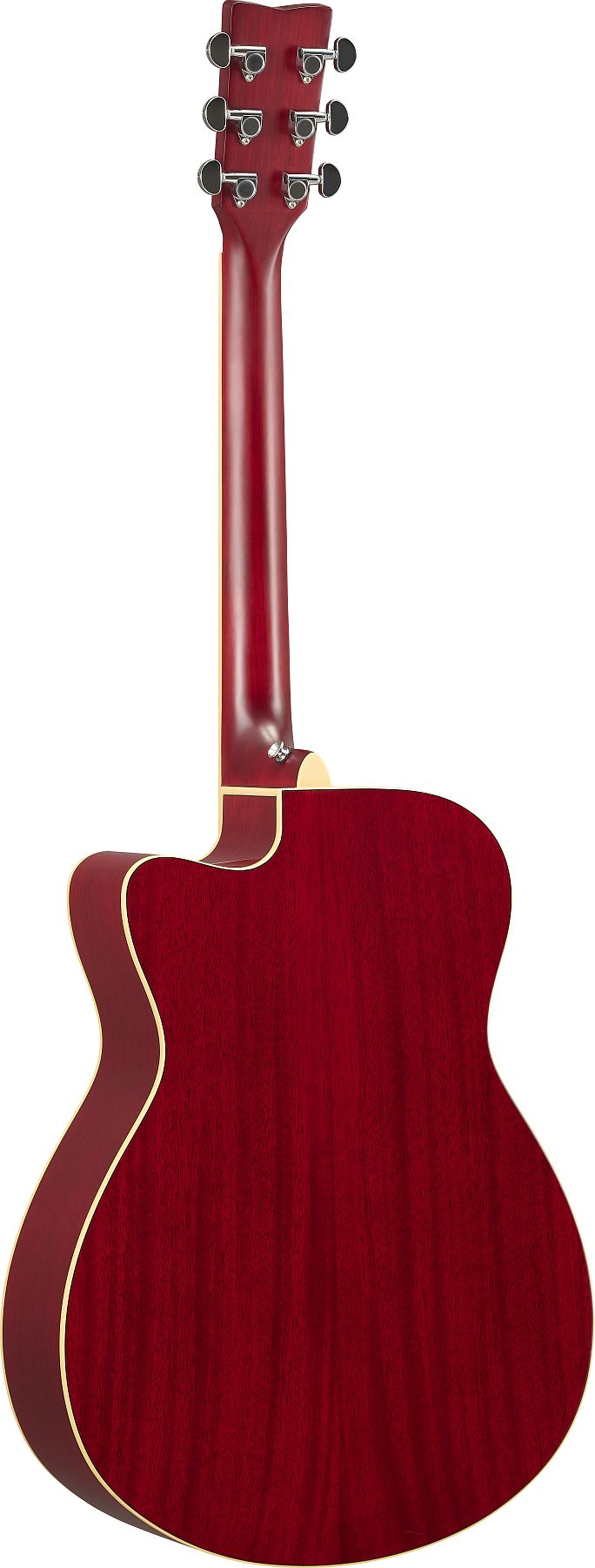 Yamaha FSCTA RR Folk/Concert TransAcoustic 6-String RH Acoustic Electric Guitar - Ruby Red (Certified Refurbished)
