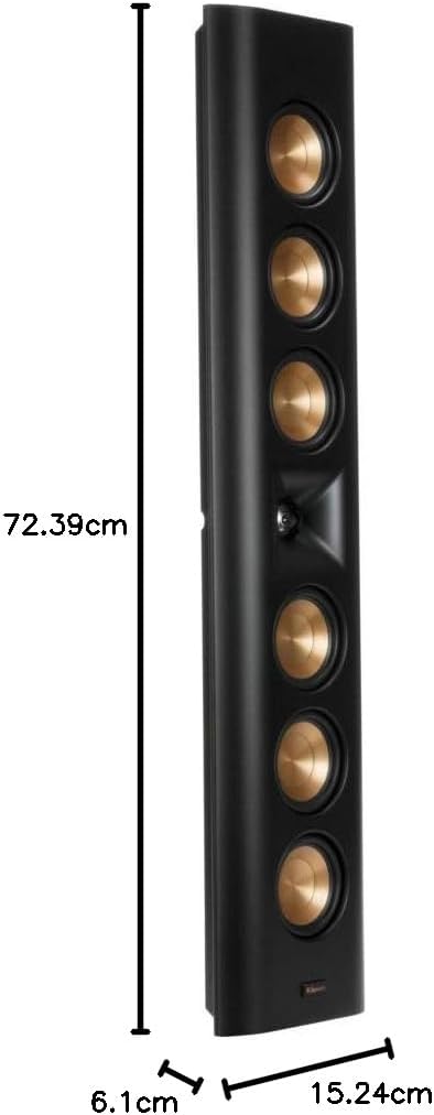 Klipsch RP-640D Black Surround Home Speaker Matte (Certified Refurbished)