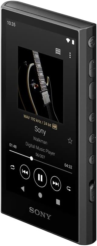 Sony NW-A306 Walkman 32GB Hi-Res Portable Digital Music Player with Android, up to 36 Hour Battery, Wi-Fi & Bluetooth and USB Type-C (Refurbished)