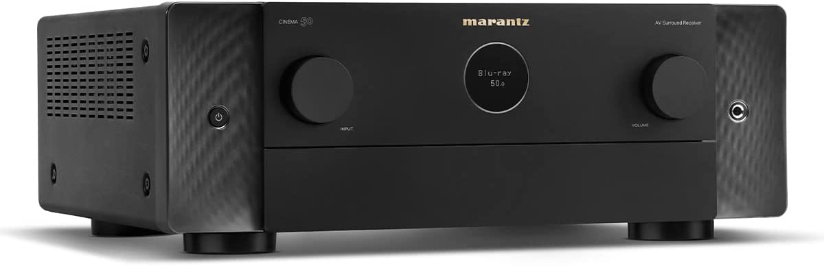 Marantz Cinema 50 9.4-channel home theatre receiver with Dolby Atmos®, Bluetooth®, Apple AirPlay® 2, and Amazon Alexa (Certified Refurbished)