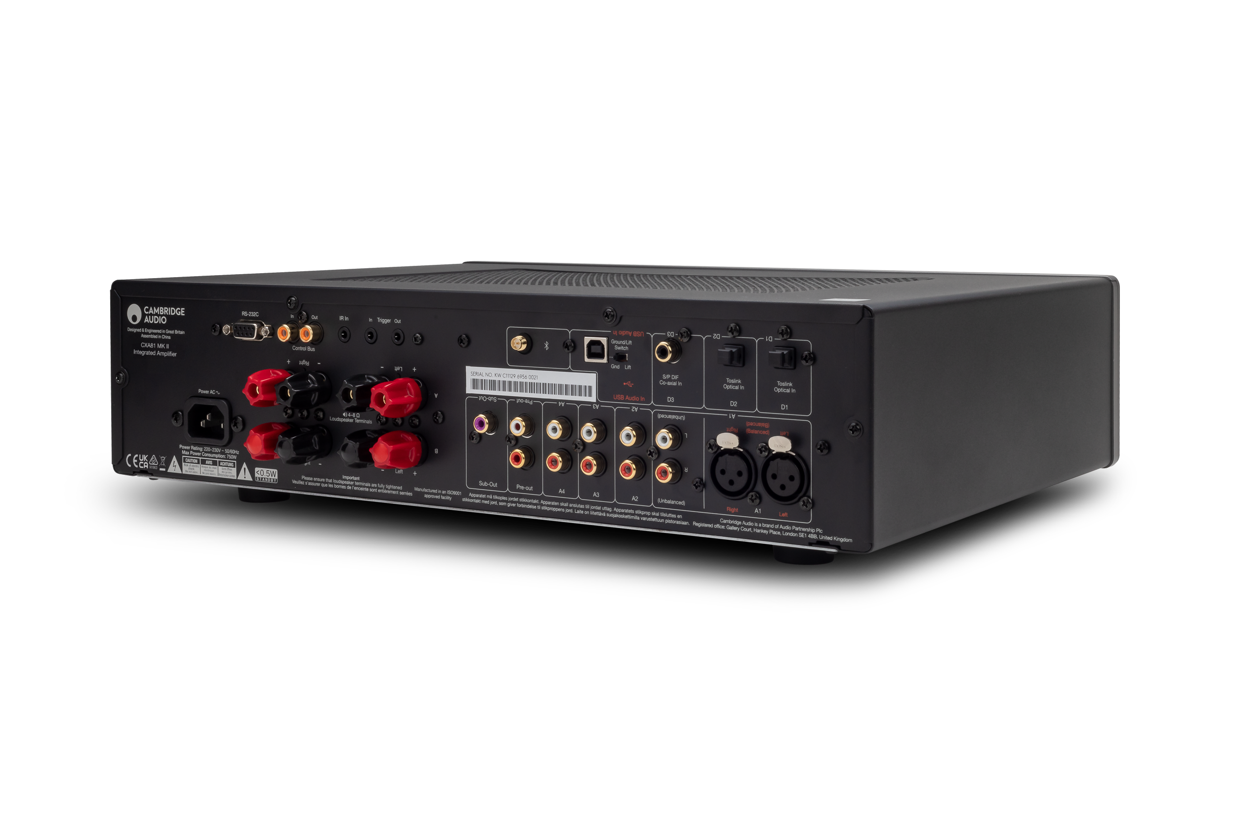 Cambridge Audio CXA81 MkII Stereo Integrated Amplifier (Certified Refurbished)