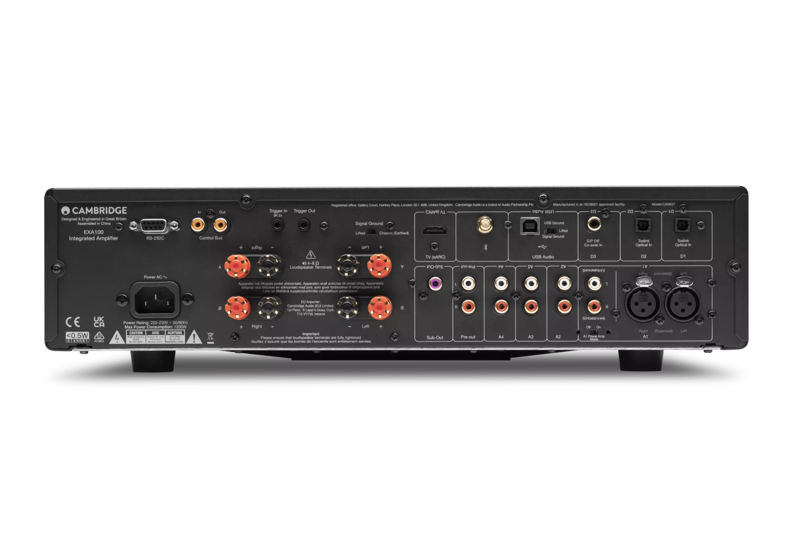 Cambridge Audio EXA100 Integrated Stereo Amplifier (Certified Refurbished)