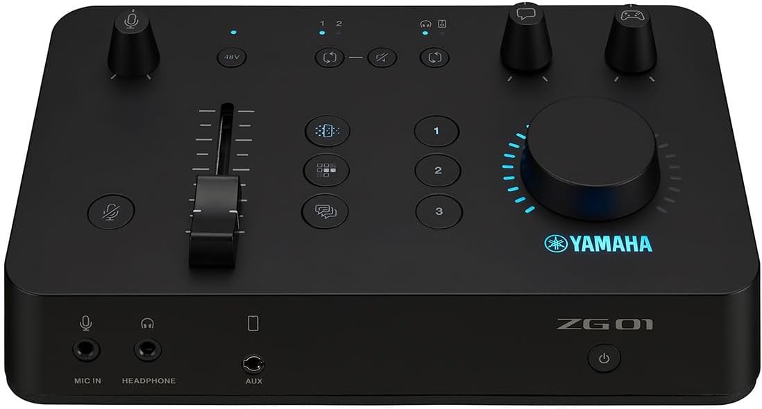 Yamaha ZG01 Gaming Mixer for Voice Chat and Game Streaming