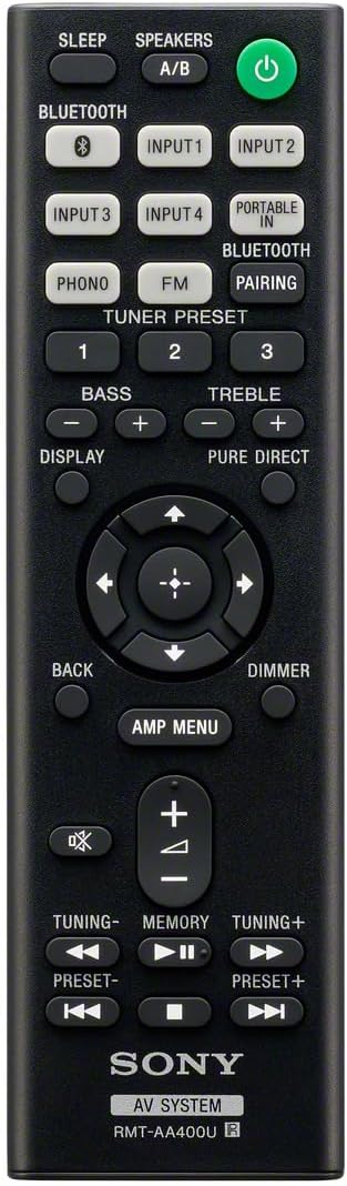 Sony STR-DH190 Stereo Receiver Phono Input and Bluetooth Connectivity (Certified Refurbished)