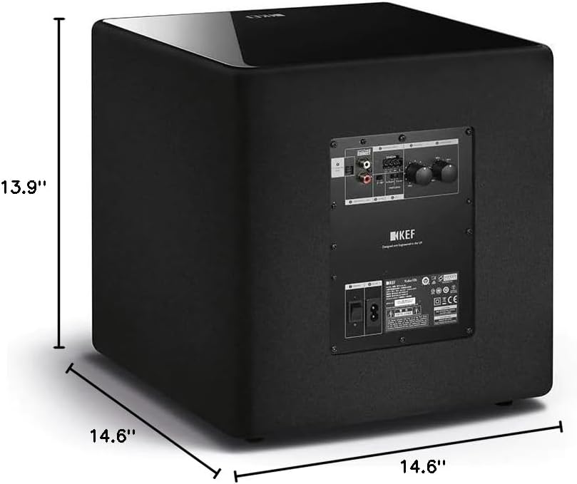 KEF KUBE 10b 10' 300 Watt Powered Subwoofer (Certified Refurbished)