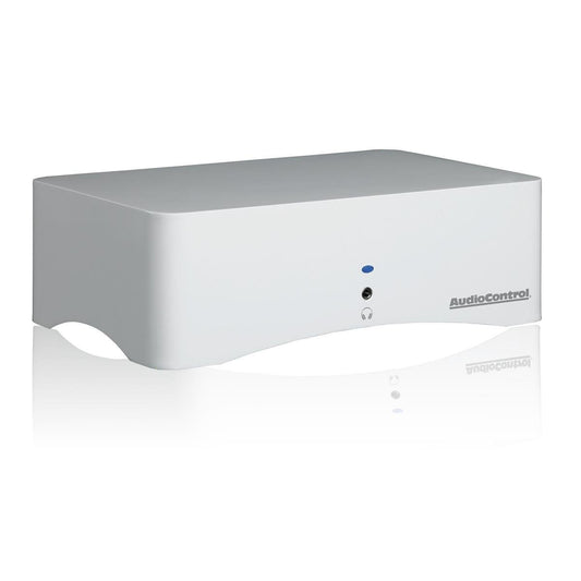 AudioControl Rialto 400 Compact 2.1‑Channel Amplifier & Hi‑Res DAC —White (Factory Refurbished)