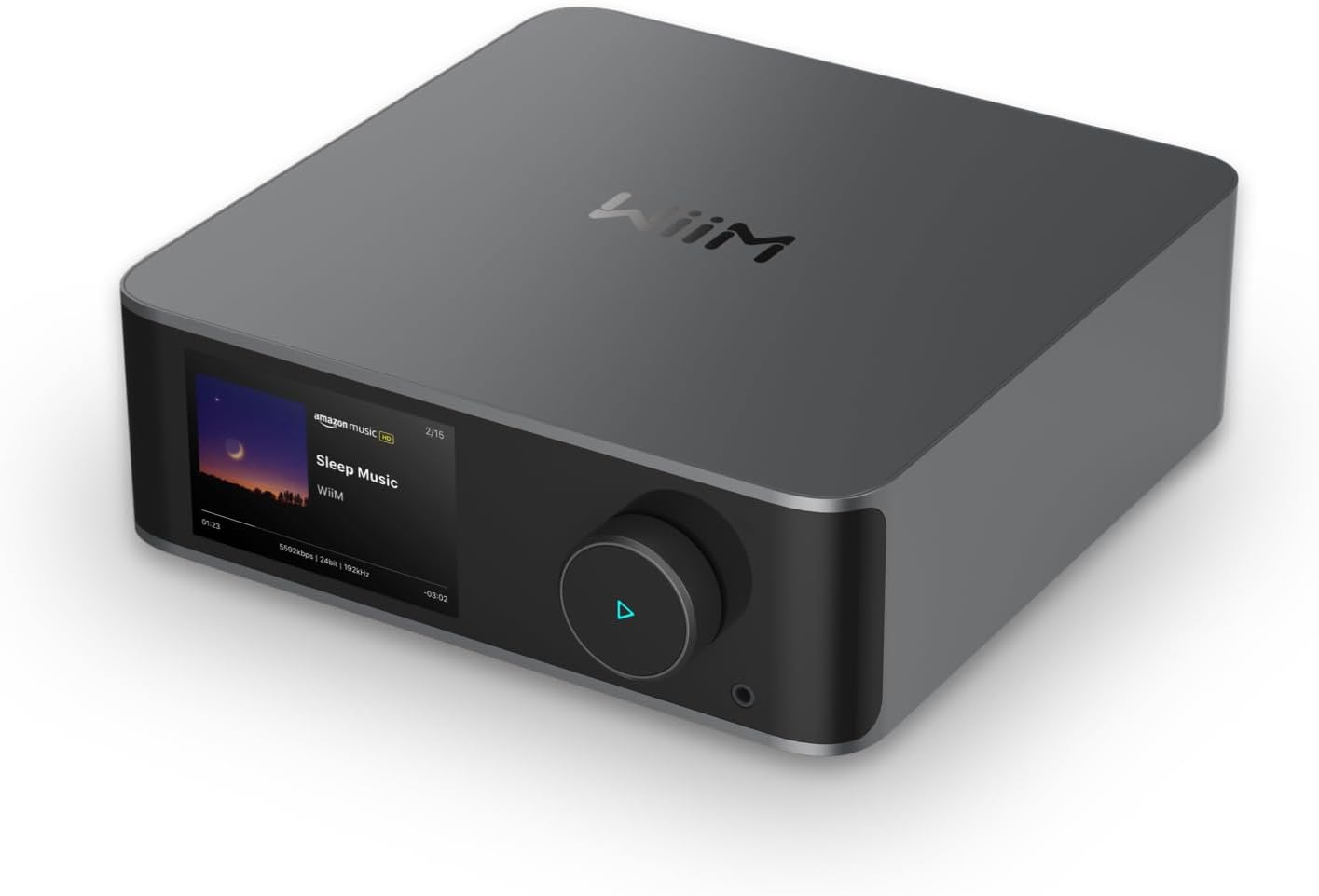 WiiM Ultra Music Streamer & Digital Preamp | 3.5" Touchscreen, Compatible with Google Cast & Alexa, Stream Spotify, Amazon Music, Tidal & More | HDMI ARC, Phono Input & Headphone Output (Certified Refurbished)