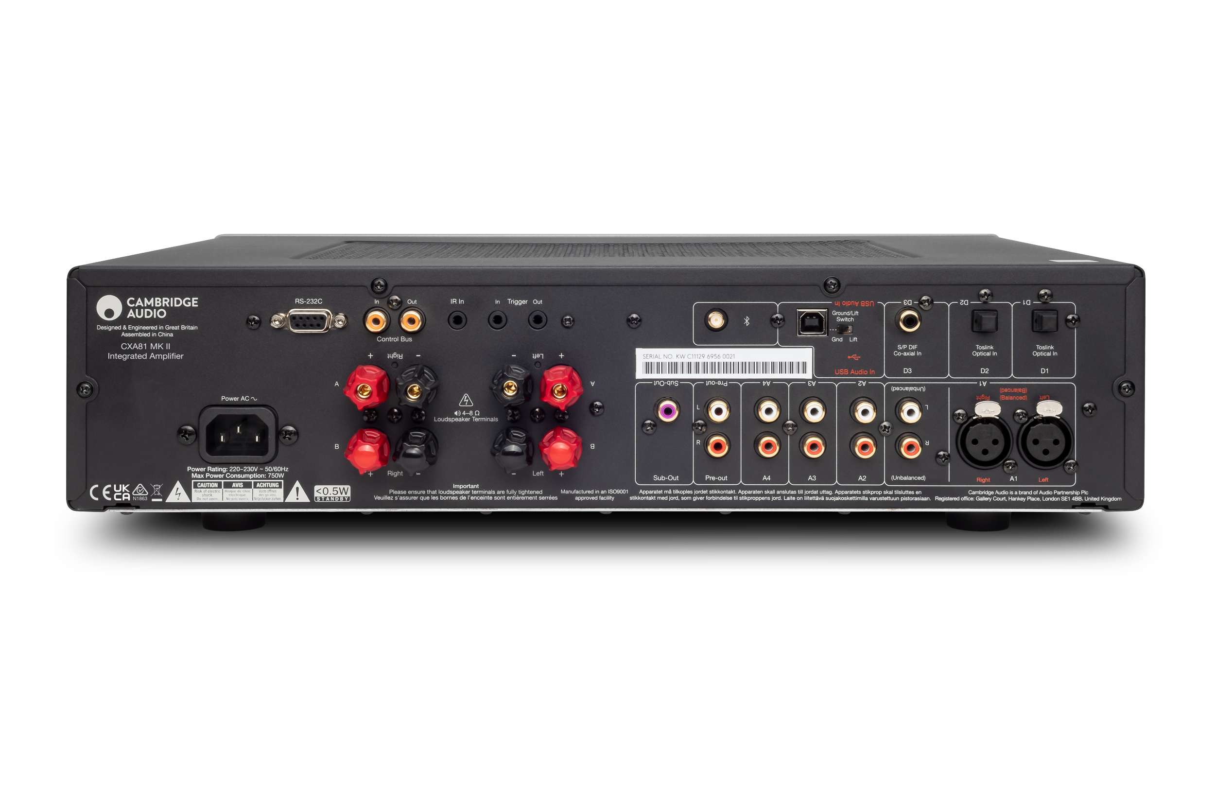 Cambridge Audio CXA81 MkII Stereo Integrated Amplifier (Certified Refurbished)