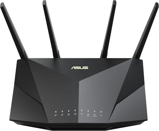 ASUS RT-AX5400 Dual Band WiFi 6 Extendable Router (Certified Refurbished)