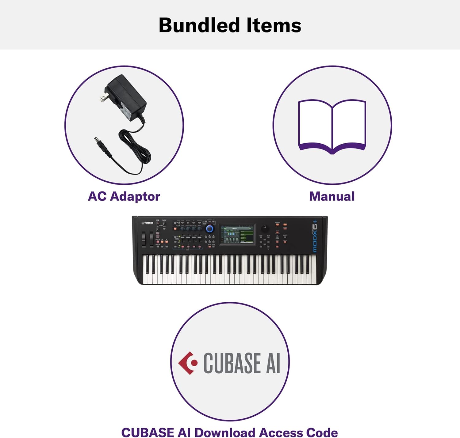 Yamaha MODX6+ 61-Key Synthesizer (Certified Refurbished)