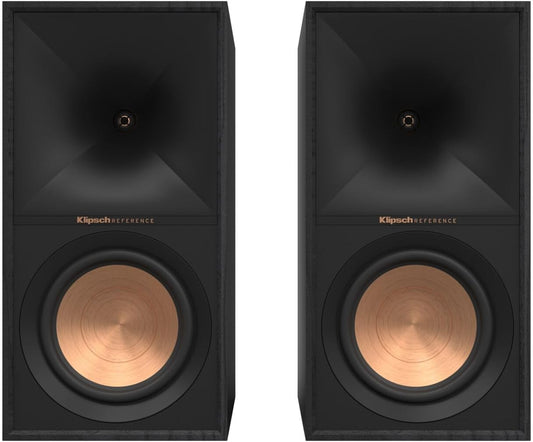 Klipsch R-60M Compact & Passive Bookshelf Speakers - Pair (Certified Refurbished)