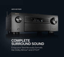 Denon AVR-X6700H 11.2-channel home theatre receiver with Wi-Fi, Bluetooth, Apple AirPlay 2, and Amazon Alexa compatibility (Certified Refurbished)