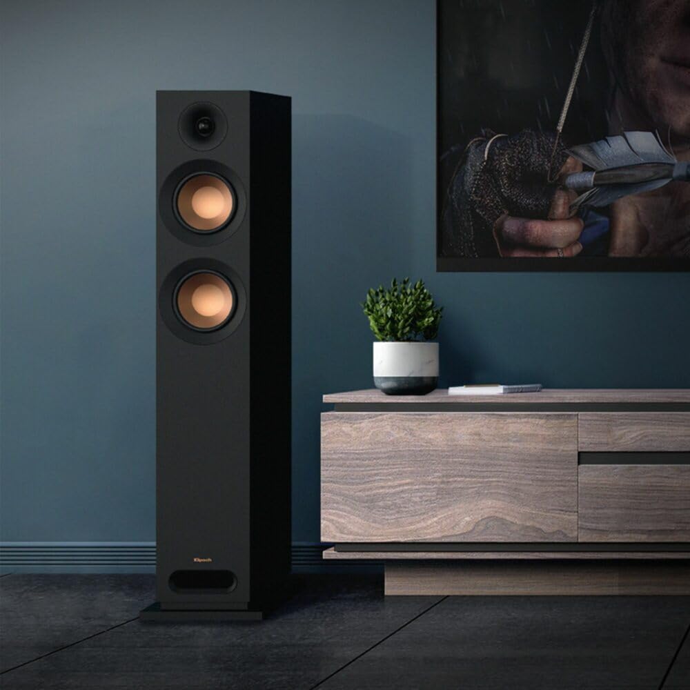 Klipsch KD-52F Floorstanding Speaker – Black –  Single (Certified Refurbished)