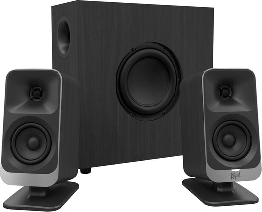 Klipsch ProMedia Lumina 2.1 Computer Speaker System with Subwoofer and RGB Lighting Effects (Certified Refurbished)