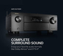 Denon AVR-X4700 9.2 Ch. 125W 8K AV Receiver with HEOS® Built-in (Certified Refurbished)