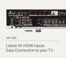 Marantz NR1200 SLIM 2-CHANNEL STEREO RECEIVER WITH HEOS® BUILT-IN (Certified Refurbished)