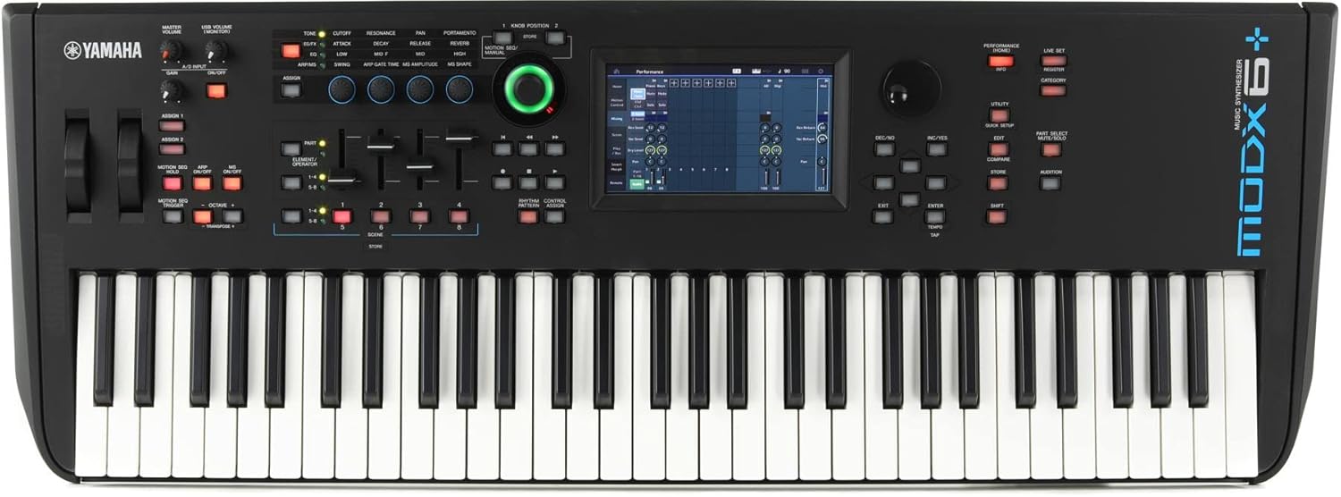 Yamaha MODX6+ 61-Key Synthesizer (Certified Refurbished)