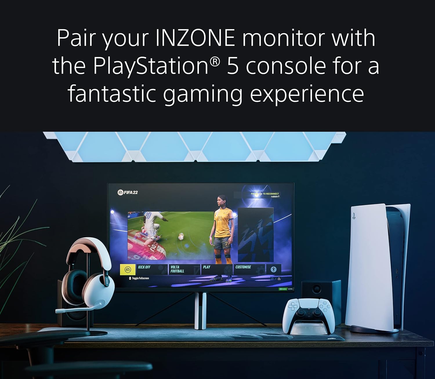 Sony 27” INZONE M9 Gaming Monitor 4K HDR 144Hz Full Array Local Dimming, NVIDIA G-SYNC and HDMI 2.1 VRR - SDM-U27M90 (Refurbished)