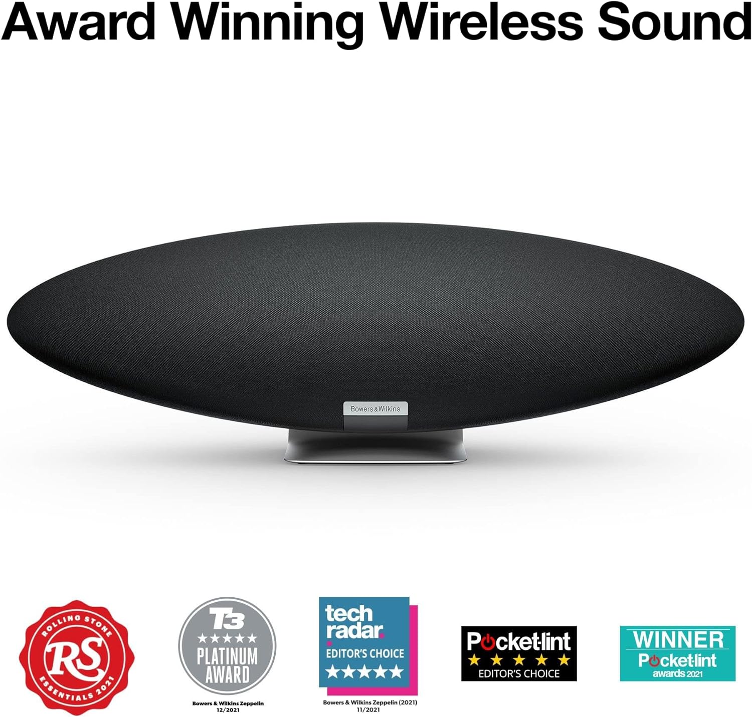 Bowers & Wilkins Zeppelin Wireless Speaker with 5 Drivers & Subwoofer (Certified Refurbished)