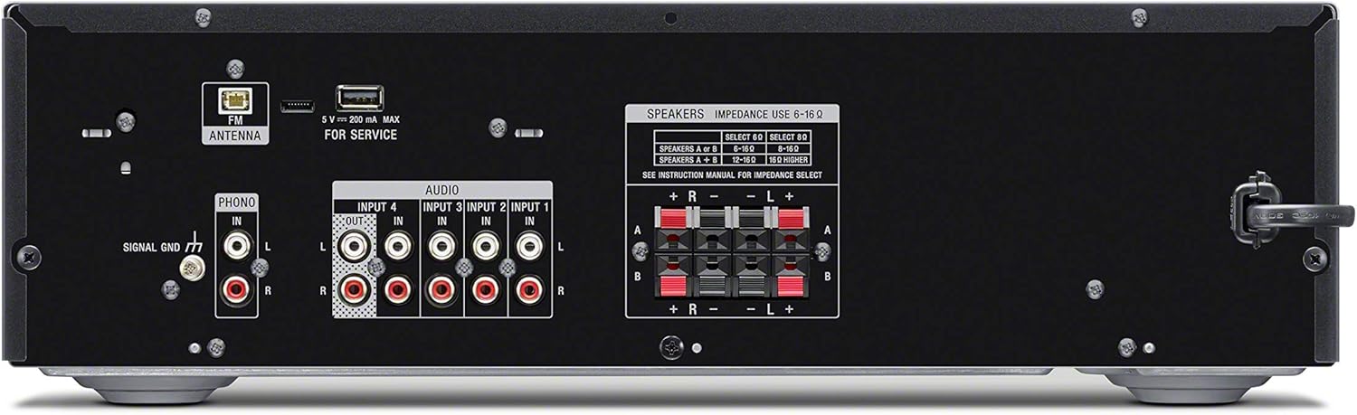 Sony STR-DH190 Stereo Receiver Phono Input and Bluetooth Connectivity (Certified Refurbished)