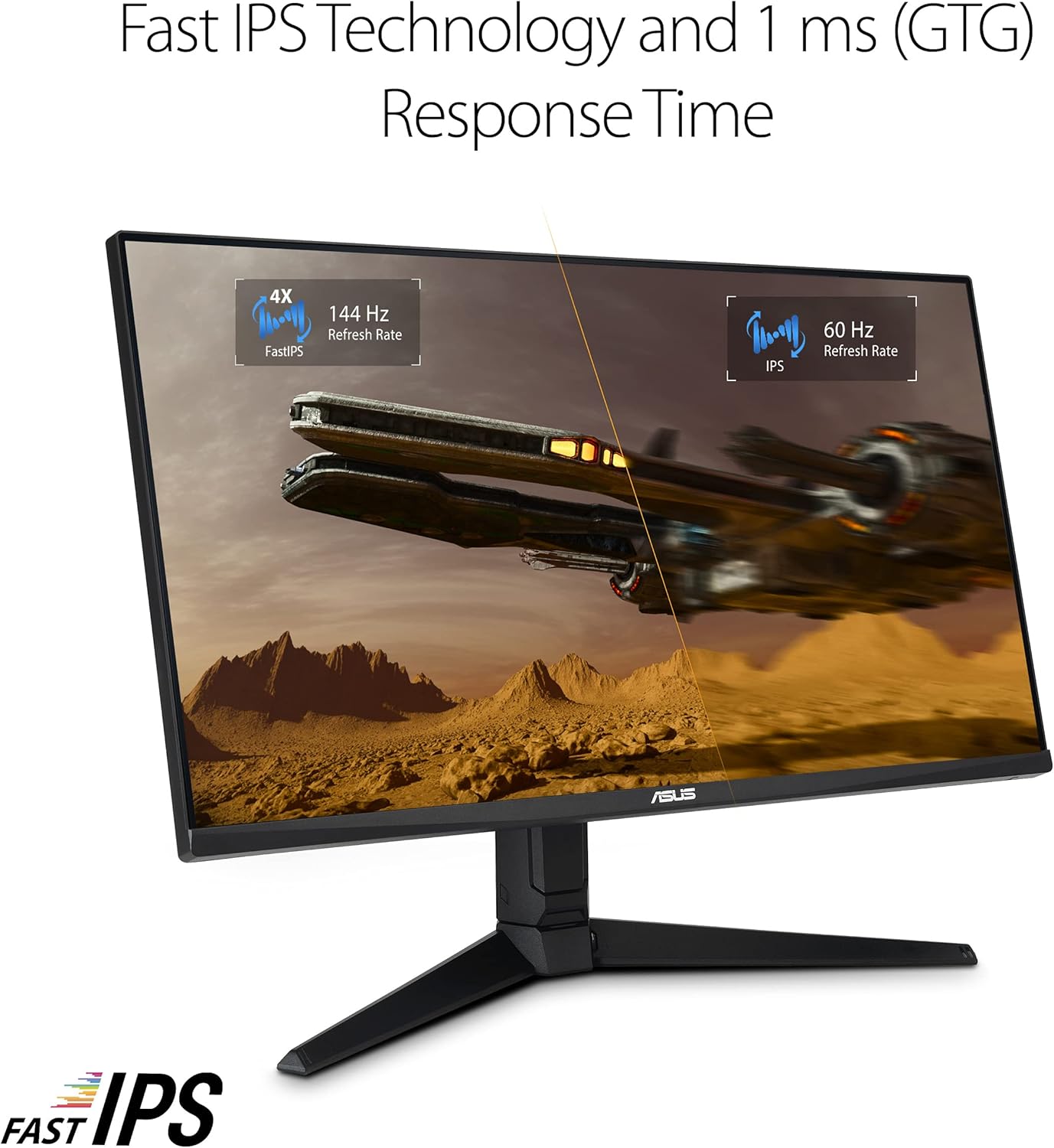 ASUS TUF Gaming 28" 4K 144HZ DSC HDMI 2.1 Gaming Monitor (VG28UQL1A) (Certified Refurbished)