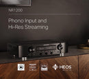 Marantz NR1200 SLIM 2-CHANNEL STEREO RECEIVER WITH HEOS® BUILT-IN (Certified Refurbished)