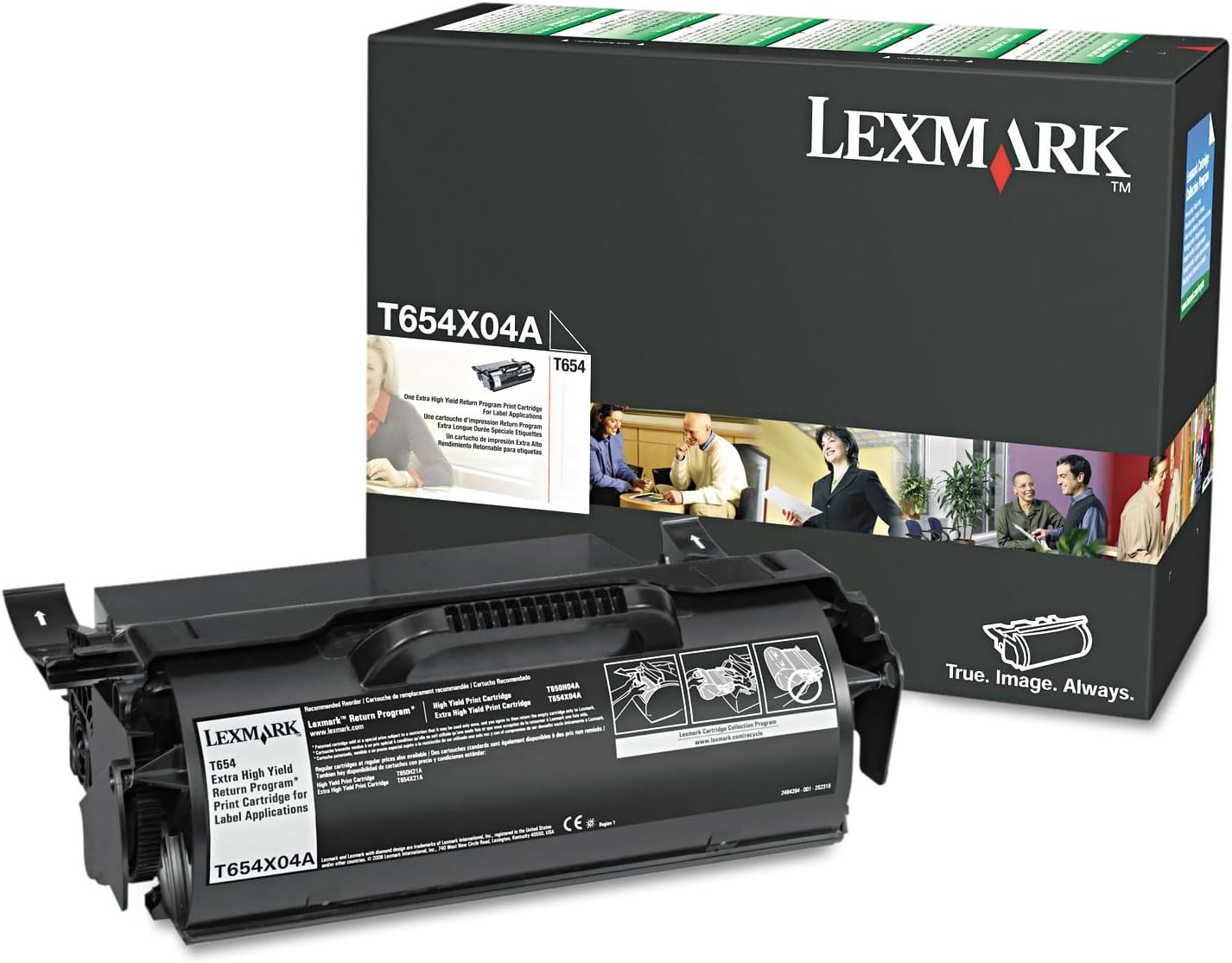 Lexmark T654X04A X-High-Yield Toner Cartridge