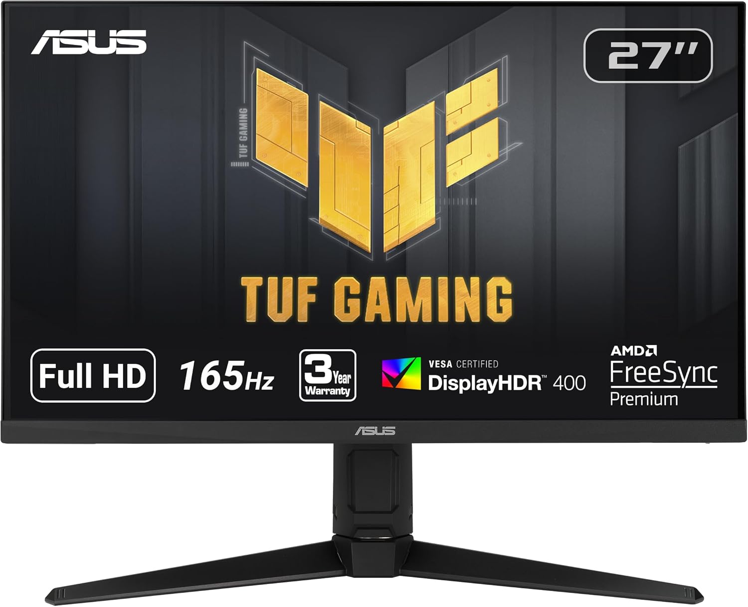 ASUS TUF Gaming VG279QL1A 27” HDR Gaming Monitor, 1080P Full HD, 165Hz