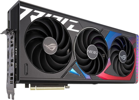 ASUS ROG Strix GeForce RTX 4070 Super OC Edition Gaming Graphics Card (PCIe 4.0, 12GB GDDR6X, DLSS 3, HDMI 2.1a, DisplayPort 1.4a, Massive Vented Backplate, Power Sensing, Aura Sync) (Certified Refurbished)