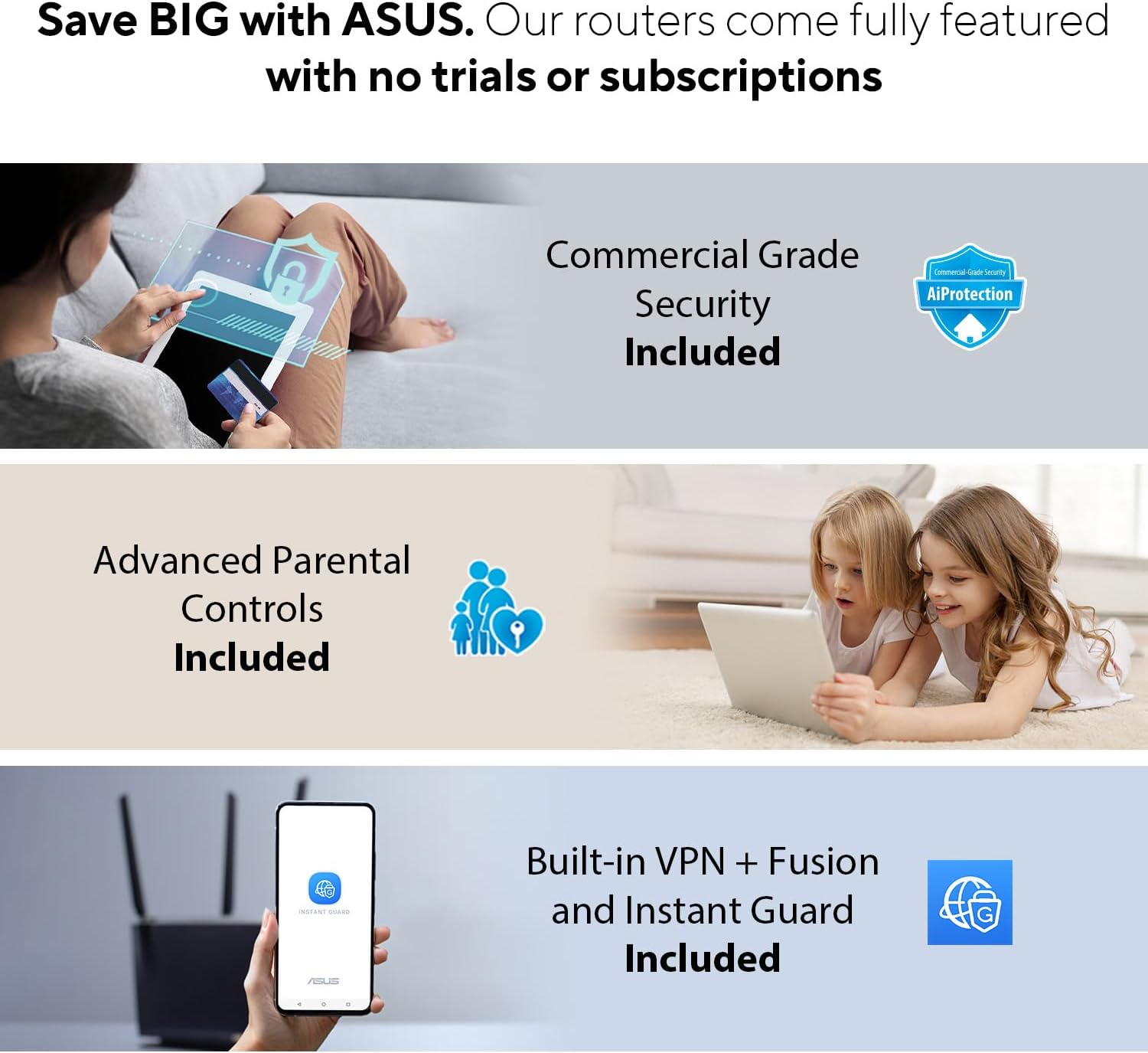 ASUS RT-AX57 GO - AX3000 Dual Band WiFi 6 (802.11ax) Travel Router, Support 4G/5G Mobile tethering&Public WiFi (WISP) Mode, Subscription-Free Network Security, VPN Features, AiMesh, Guest Portal (Certified Refurbished)