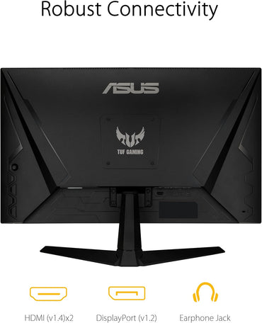 ASUS TUF Gaming 27” 1080P Gaming Monitor (VG277Q1A) - Full HD, 165Hz (Supports 144Hz), 1ms, Extreme Low Motion Blur, FreeSync Premium, Shadow Boost, Eye Care, HDMI, DisplayPort, Tilt Adjustable (Certified Refurbished)