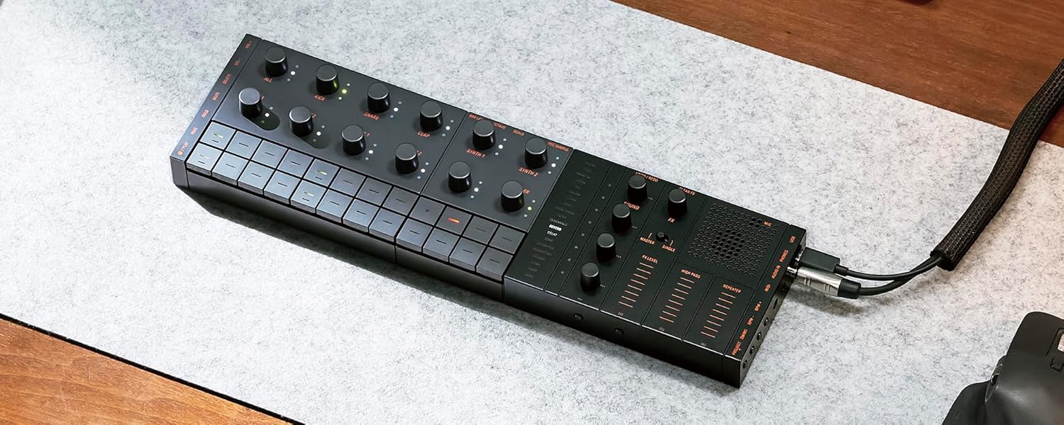 Yamaha SEQTRAK Music Creation Station, Sequencer, Drums, Synth & Sampler, 2000 Presets, Built-in Speaker & Mic, Visualizer, Rechargeable Battery, Bluetooth, Wi-Fi, USB-C (Certified Refurbished)