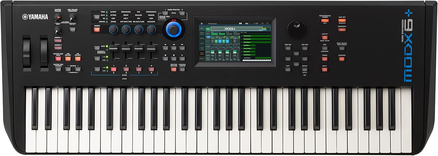 Yamaha MODX6+ 61-Key Synthesizer (Certified Refurbished)