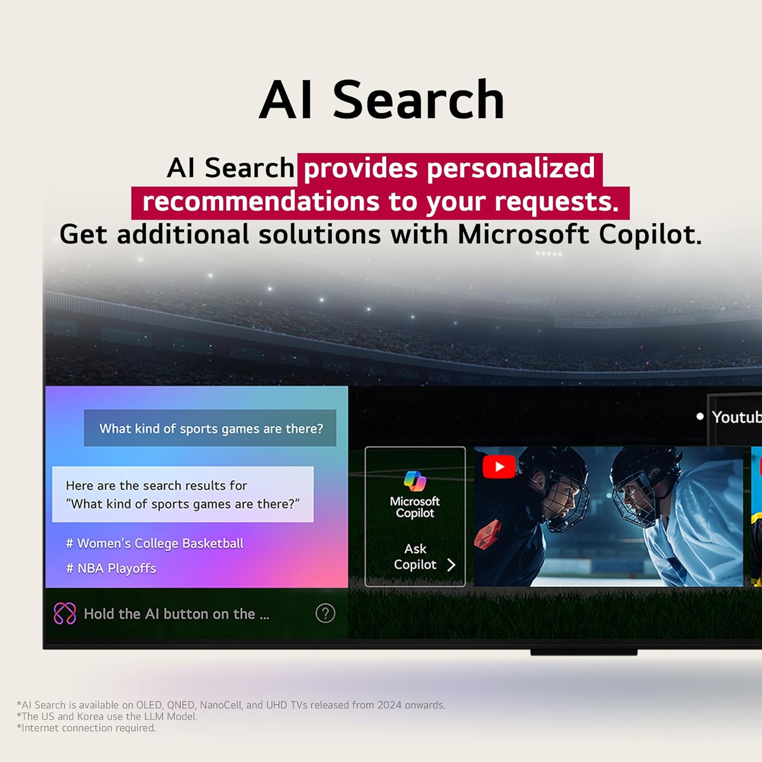 LG 65-Inch QNED85 Mini LED QNED Evo 4K Smart TV - α8 AI Processor 4K Gen 2, Dynamic QNED Colour, Alexa Built-In, 120Hz Refresh Rate, HDMI 2.1, FreeSync, VRR, WebOS 25, Magic Remote (65QNED85) (Refurbished)