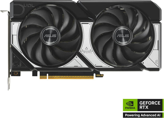 ASUS Dual GeForce RTX 5060 8GB GDDR7 OC Edition (PCIe 5.0, 8GB GDDR7, DLSS 4, HDMI 2.1b, DisplayPort 2.1b, 2.5-Slot Design, Axial-tech Fan Design, 0dB Technology, and More) (Certified Refurbished)