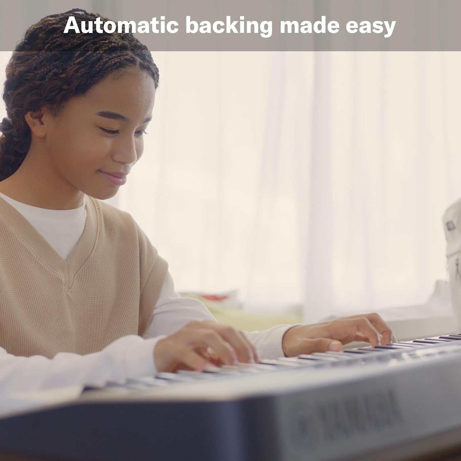 Yamaha PSR-E383 61 Key Portable Keyboard (Certified Refurbished)