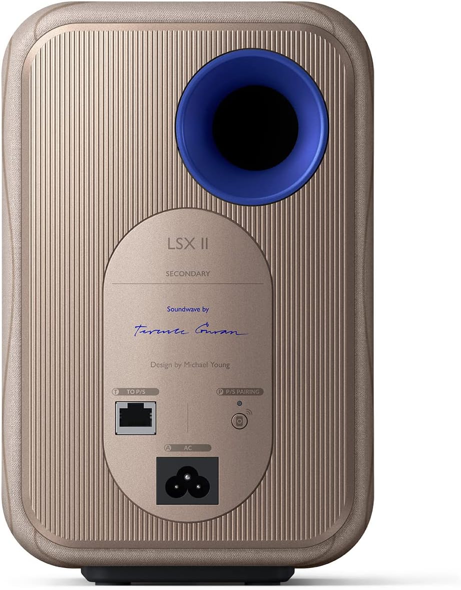 KEF LSX II Wireless HiFi Speaker System (Soundwave) - Pair (Certified Refurbished)