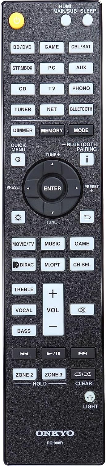 Onkyo TX-RZ70 11.2-Channel AV Receiver - 140 Watts Per Channel, Dirac Live Out of Box, Works with Sonos Certified, THX Certified and More (Certified Refurbished)