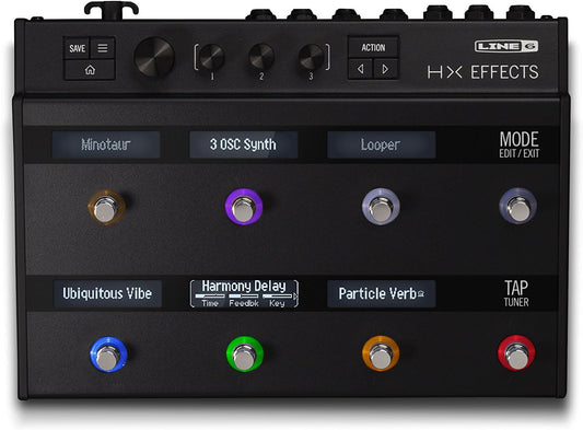Line 6 Electric Guitar Multi Effect, Black (HX EFFECTS) (Certified Refurbished)
