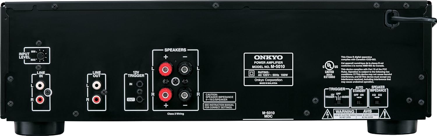 Onkyo M-5010 2-Channel Amplifier (Certified Refurbished)