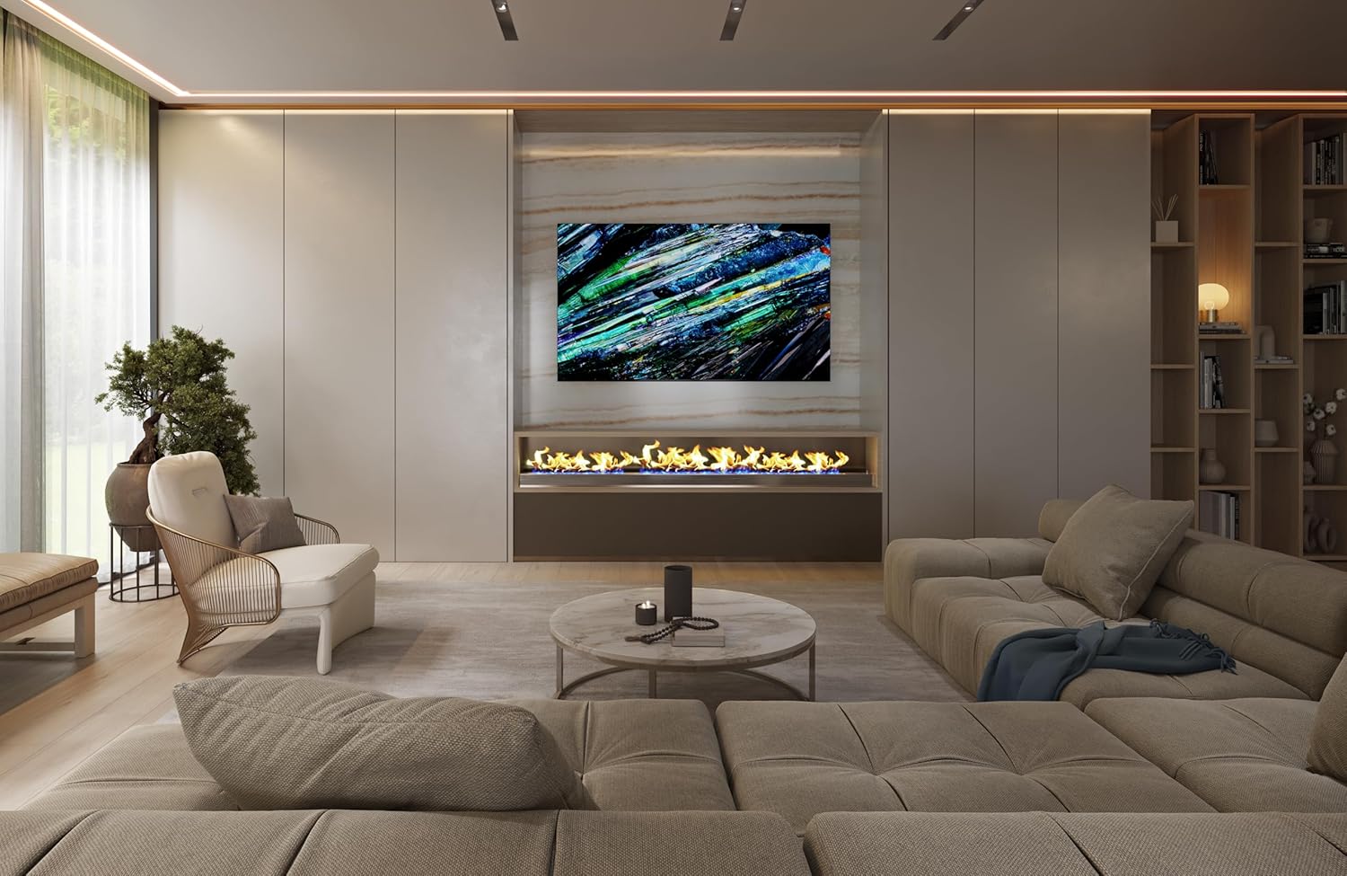 Sony BRAVIA XR 55” Class A95L QD-OLED 4K HDR Google TV (Refurbished)