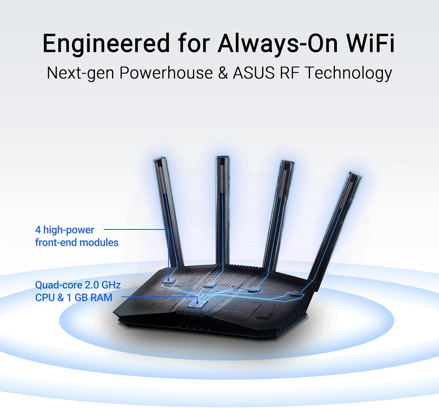 Asus RT-BE58U WiFi 7 AiMesh Extendable Router (Certified Refurbished)