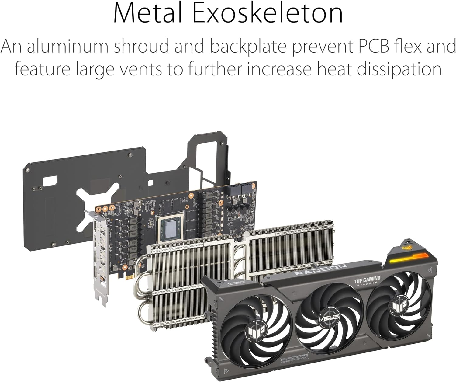 ASUS TUF Gaming Radeon RX 7800 XT OC Edition 16GB GDDR6 Graphics Card (PCIe 4.0, 12GB GDDR6, HDMI 2.1, DisplayPort 2.1) (Certified Refurbished)