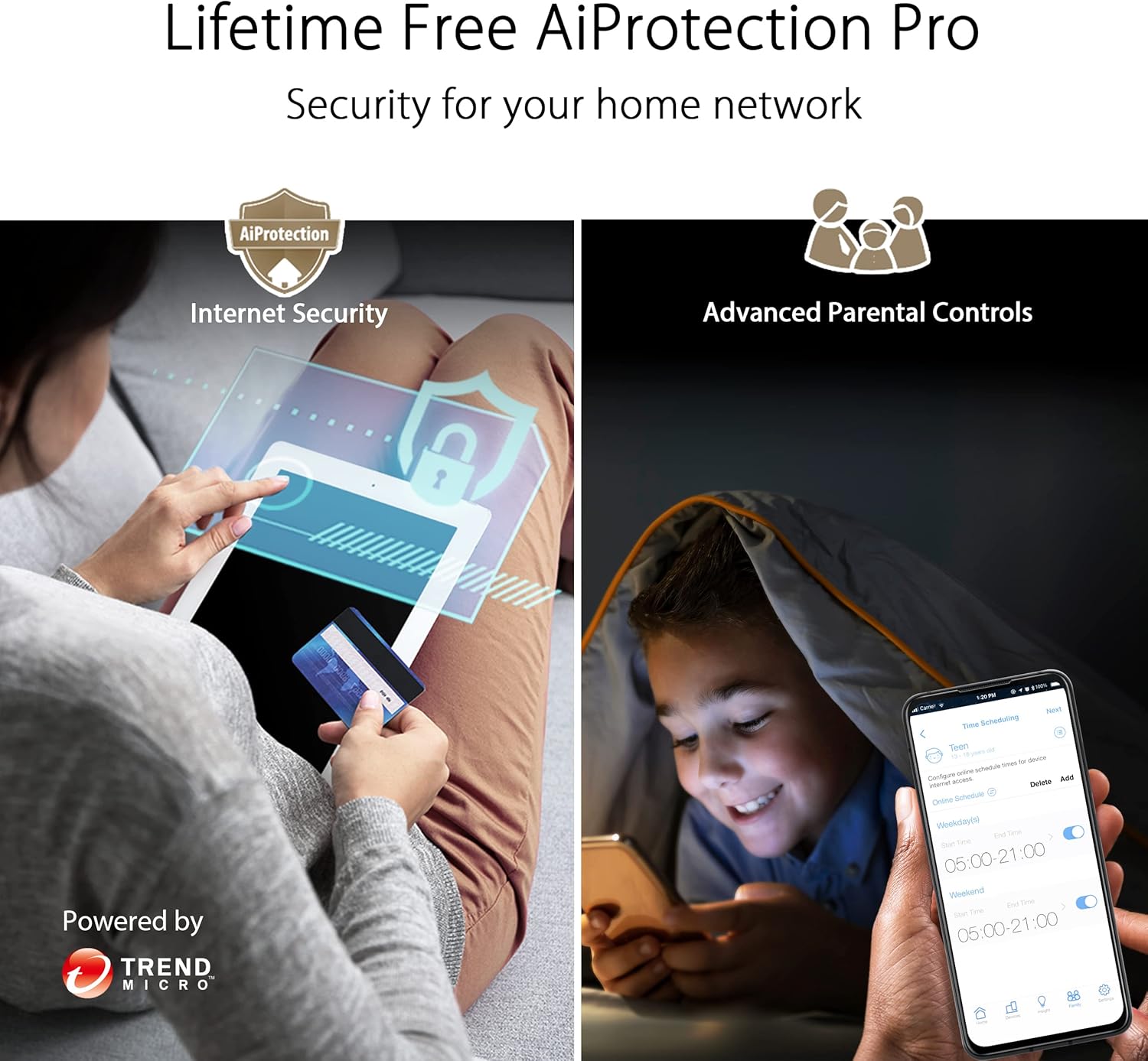 ASUS ZenWiFi XT9 AX7800 Tri-Band WiFi6 Mesh WiFiSystem (2Pack), 802.11ax, up to 5700 sq ft & 6+ Rooms, AiMesh, Lifetime Free Internet Security, Parental Controls, 2.5G WAN Port, UNII 4 (Certified Refurbished)