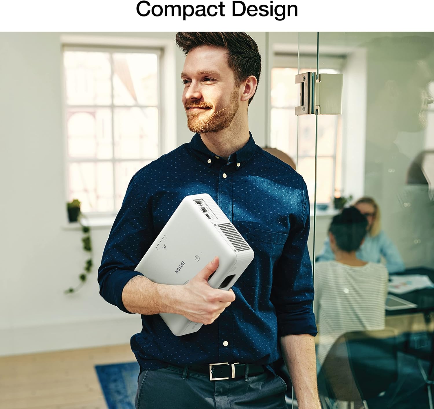 Epson EpiqVision Flex CO‑W01 WXGA Portable 3LCD Projector — White