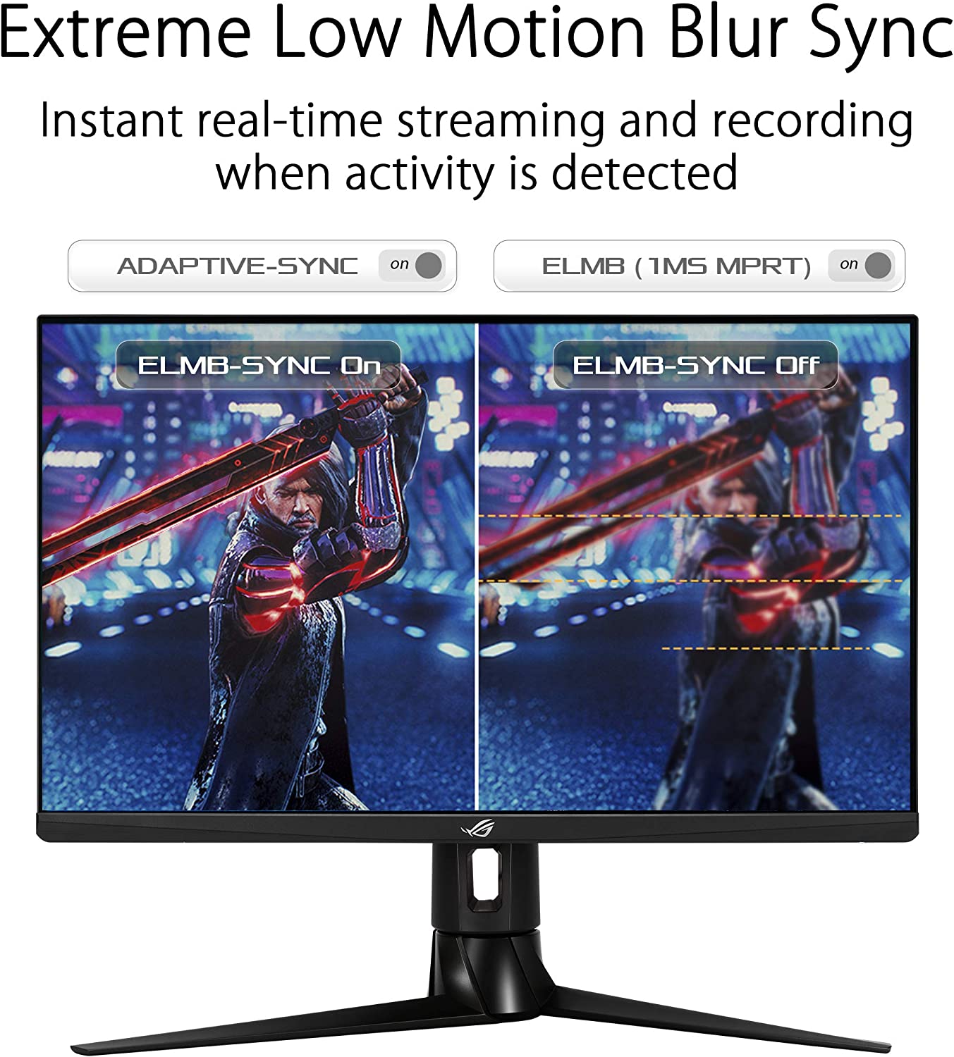 ASUS ROG Strix XG27AQ 27” HDR Gaming Monitor, 1440P WQHD (2560 x 1440), Fast IPS, 170Hz, 1ms, G-SYNC Compatible, Extreme Low Motion Blur Sync, Eye Care, HDMI DisplayPort USB 3.0 Hub, DisplayHDR 400 (Certified Refurbished)