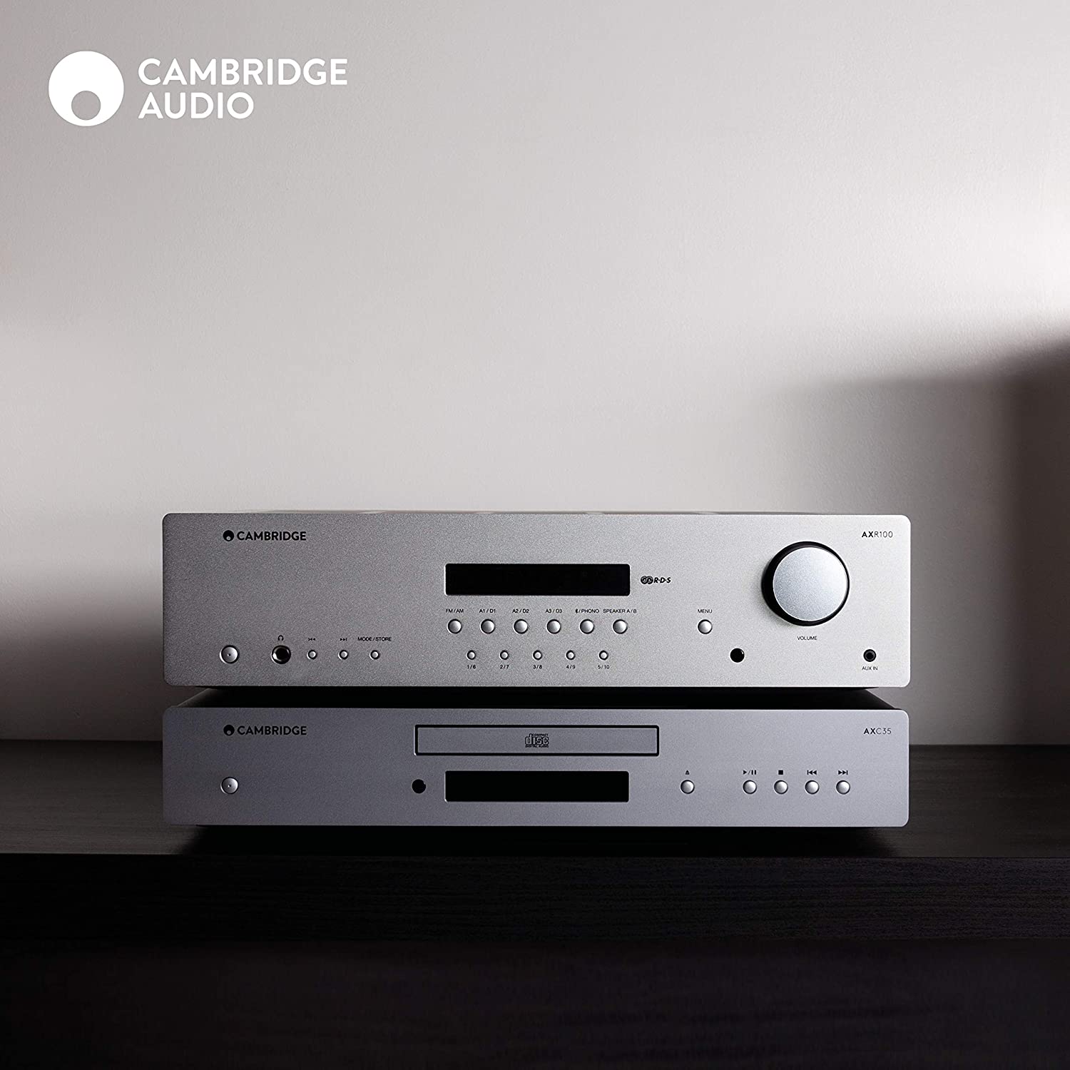 Cambridge Audio AXR100 Stereo Receiver with Bluetooth (Certified Refurbished)