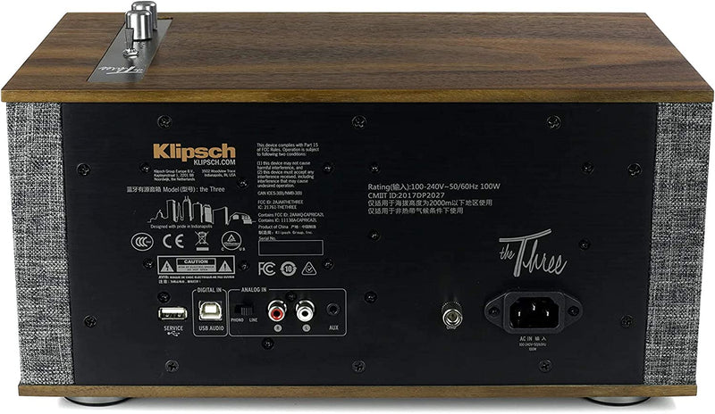 Klipsch Heritage Series THE Three II - Wireless Shelf Stereo (Certified Refurbished)