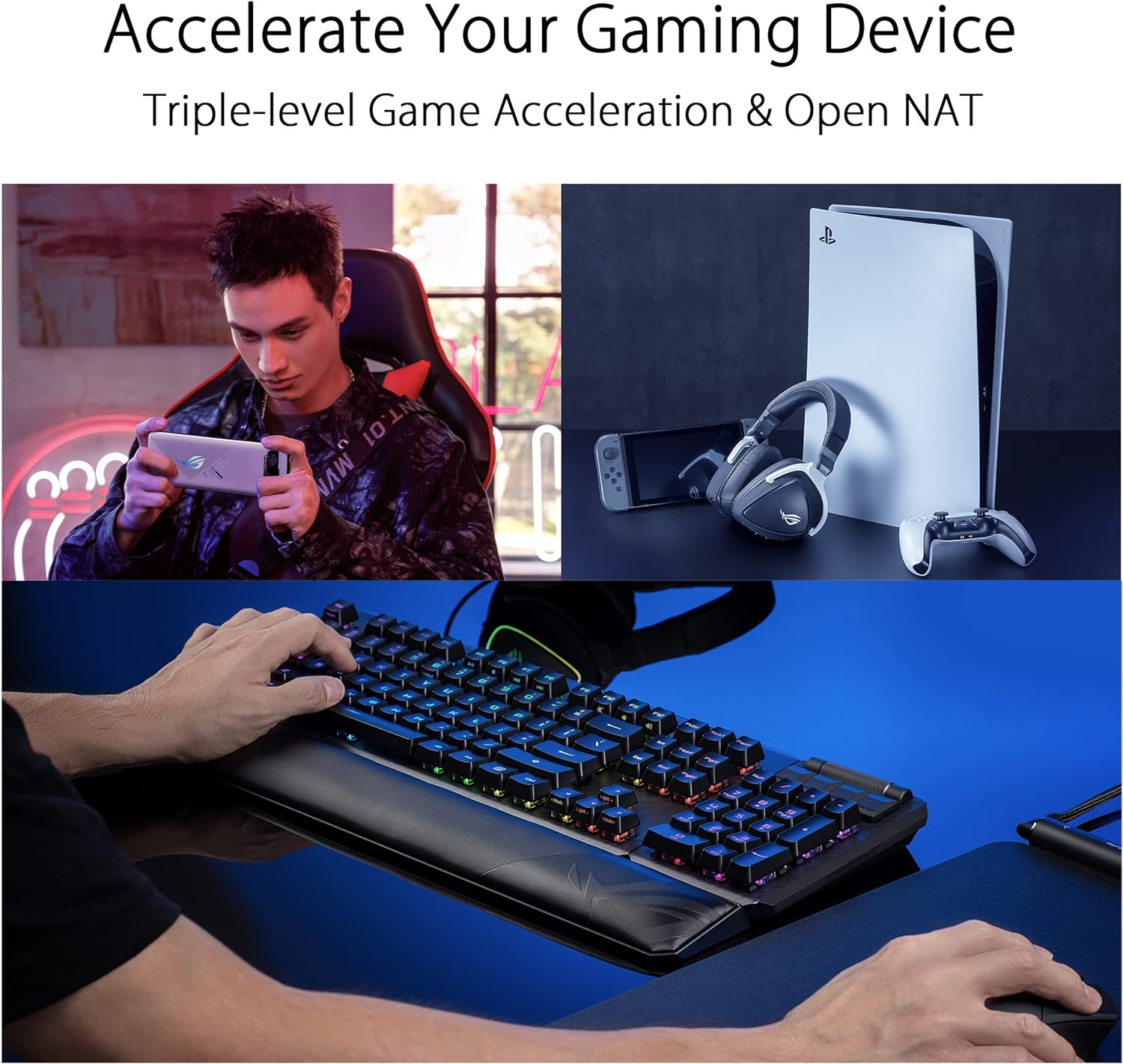 ASUS ROG Rapture GT6 (2PK) AX10000 Tri-Band WiFi 6 Gaming Mesh System, Covers up to 5,800 sq ft, 2.5 Gbps Port, Triple-Level Game Acceleration, UNII 4, Free Lifetime Internet Security (Certified Refurbished)